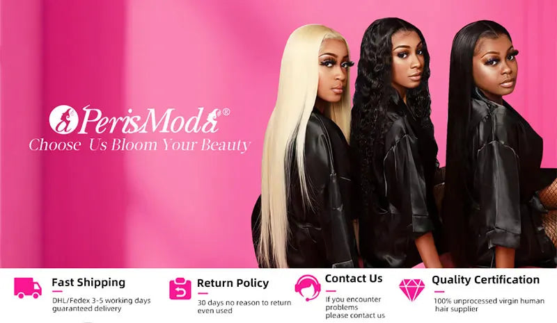 PerisModa 100% Human Hair Body Wave Bundles Human Hair Brazilian Natural Black 3/4 Bundle Deals Virgin Hair Raw Hair Extensions