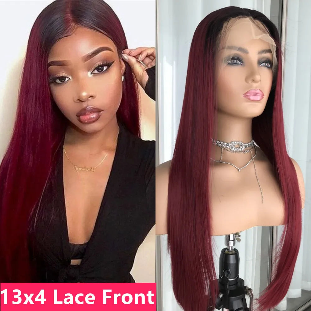 Straight Synthetic Lace Front Wig