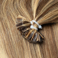 K Tip Hair Extensions Keratin Human Hair Hot Fusion Hair Extension 1cm Italy Keratin Glue Machine Remy 12-24inch 30  50G/pack