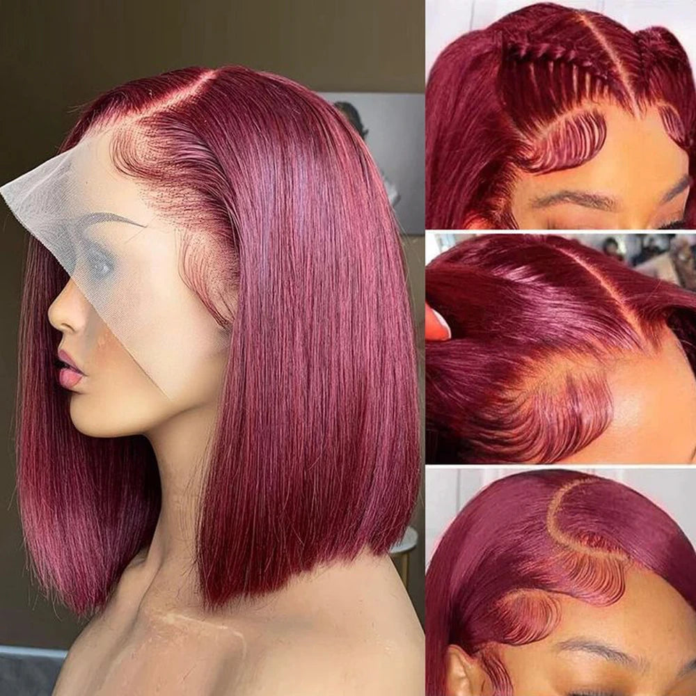 Straight Short Bob Lace Wig