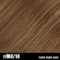 Fairy Remy Hair 0.5g/strand 12/14 inch Real Remy K Flat Tip Human Hair Extensions Silky Straight Pre Bonded Keratin Hair
