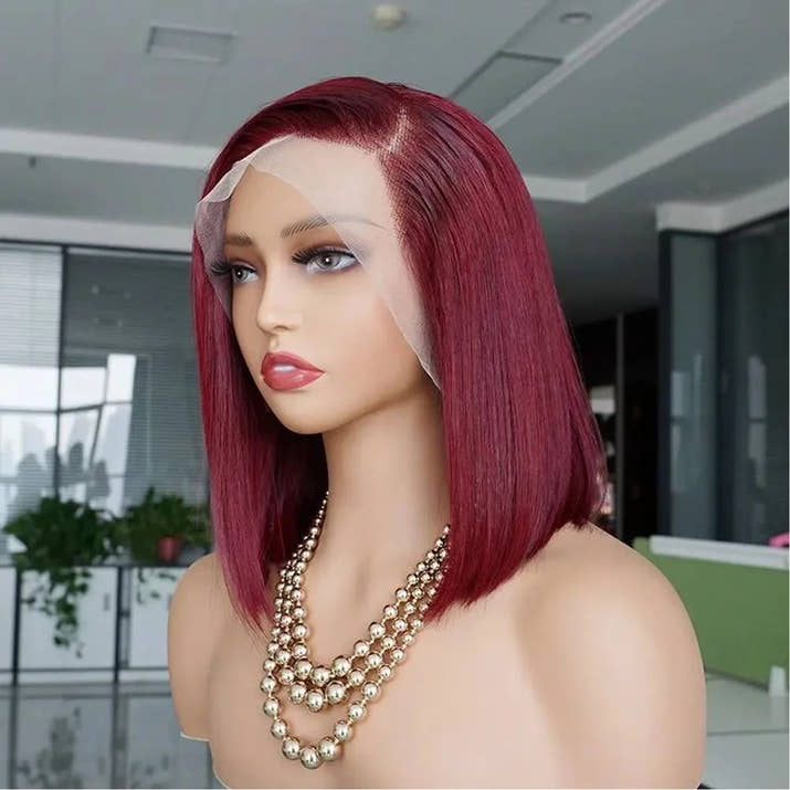 Straight Short Bob Lace Wig