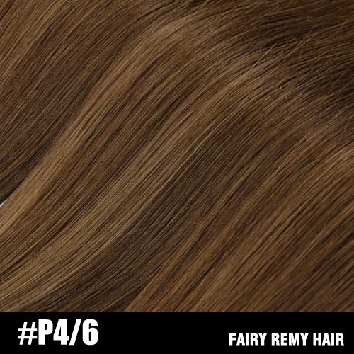 Fairy Remy Hair 0.5g/strand 12/14 inch Real Remy K Flat Tip Human Hair Extensions Silky Straight Pre Bonded Keratin Hair