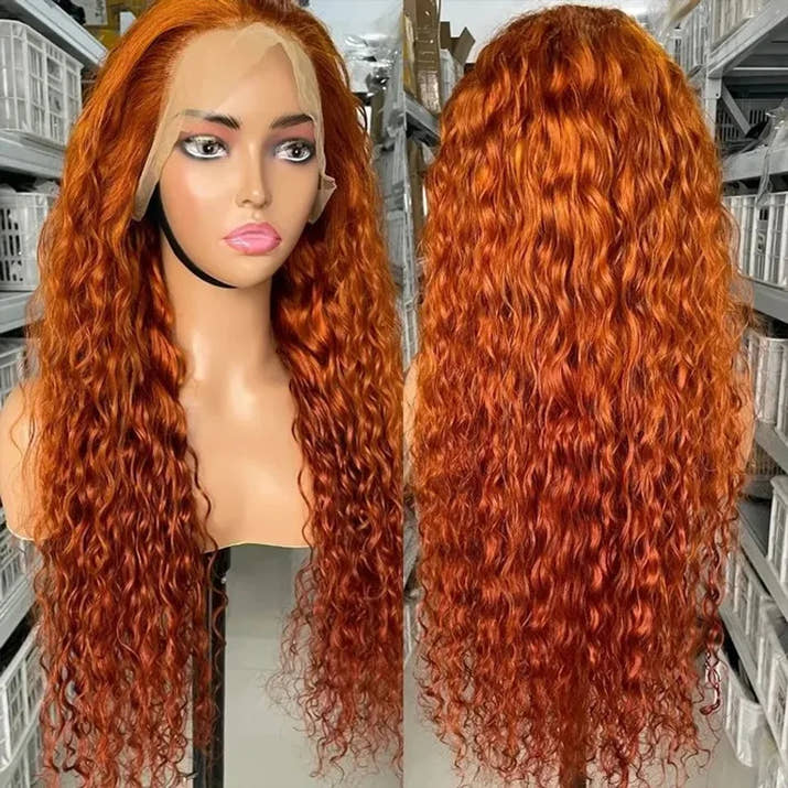 Ginger Spice HD Lace Deep Wave Human Hair Wig