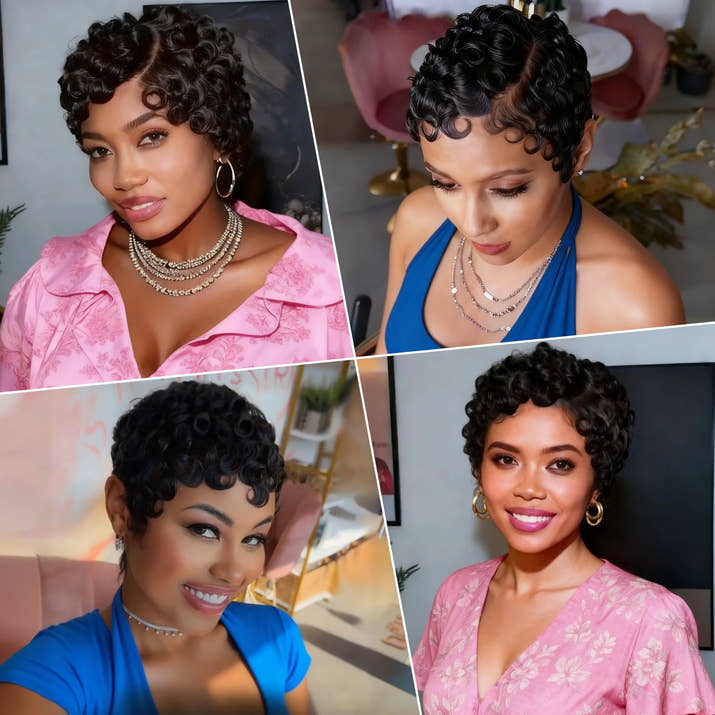 Body Wave 13x4 HD Lace Front Human Hair Wig Pixie Cut Glueless Wigs For Women 100% Human Hair Wigs Pre Plucked Lace Wig