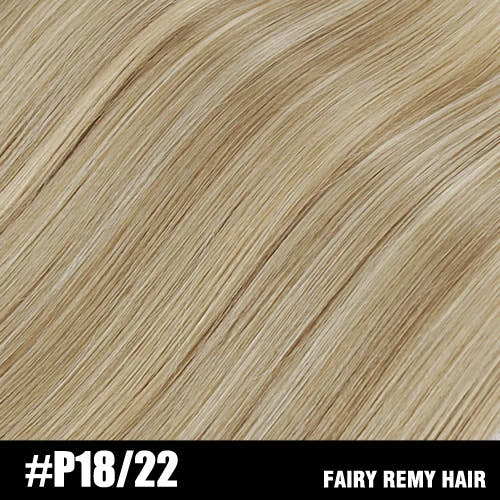 Fairy Remy Hair 0.5g/strand 12/14 inch Real Remy K Flat Tip Human Hair Extensions Silky Straight Pre Bonded Keratin Hair