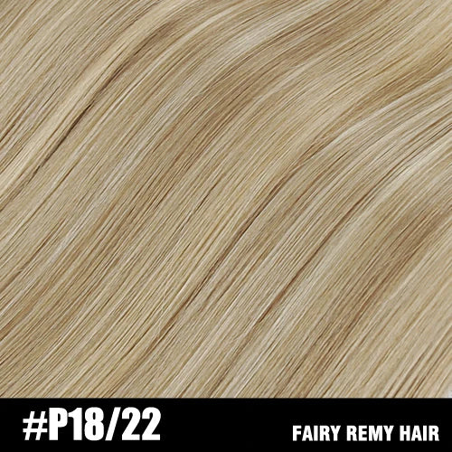 Fairy Remy Hair 0.5g/strand 12/14 inch Real Remy K Flat Tip Human Hair Extensions Silky Straight Pre Bonded Keratin Hair