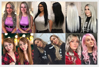 K Tip Hair Extensions Keratin Human Hair Hot Fusion Hair Extension 1cm Italy Keratin Glue Machine Remy 12-24inch 30  50G/pack