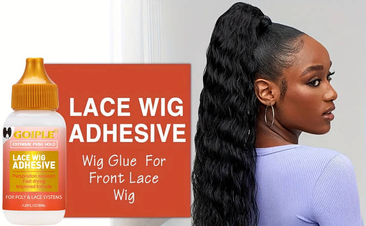 9-Piece Lace Wig Styling Waterproof Wigs Adhesive Strong Hold Glue  Edge Control Gel Synthetic Hair Installation Accessories Kit