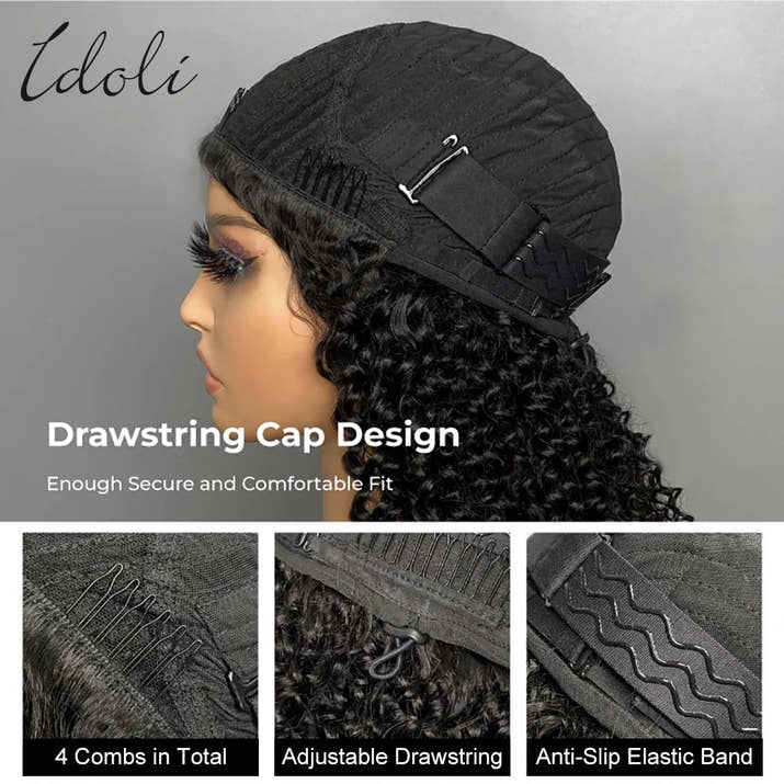 3-in-1 Kinky Curly Instant Volume Wig