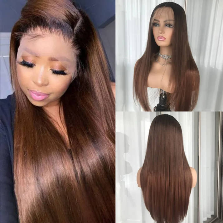 Straight Synthetic Lace Front Wig