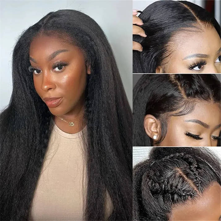 Kinky Straight Lace Front Wig