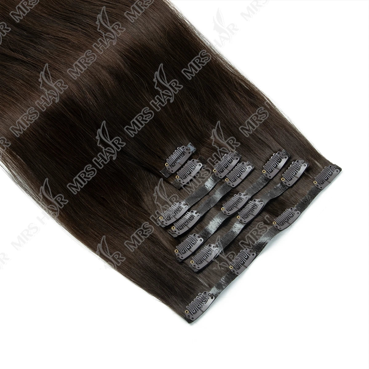 Invisible PU Clip In Hair Extension Human Hair Injected PU Tape Weft Clip in Extension 7Pcs/set 12-24inch 100G 120G Clip On Hair