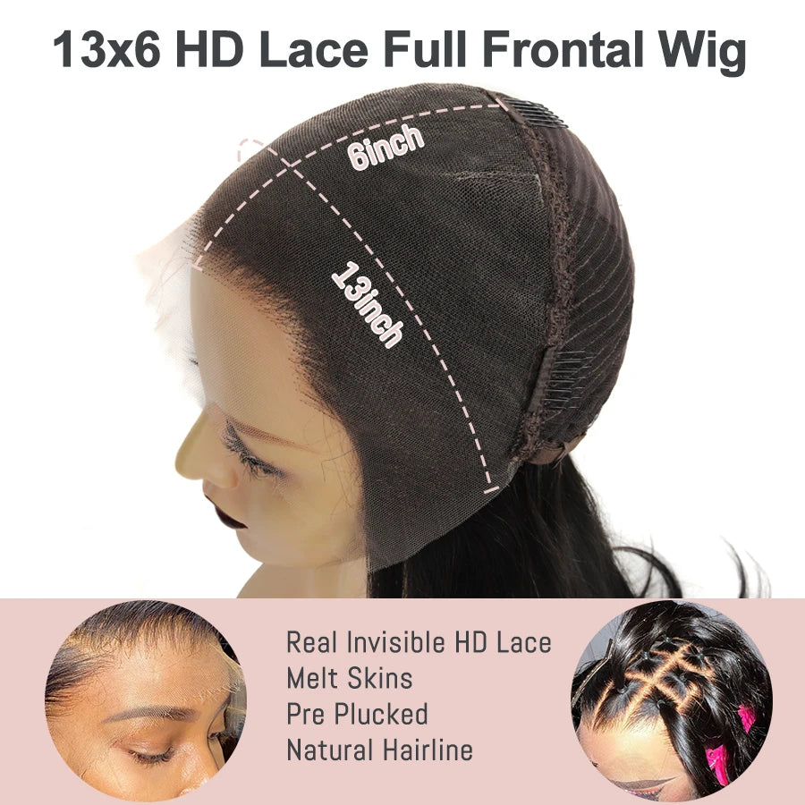 BEEOS Jerry Curly Glueless 250% Skinlike 13x6 HD Lace Front Human Hair Wigs Preplucked 5x5 HD Transparent Lace Wigs For Women