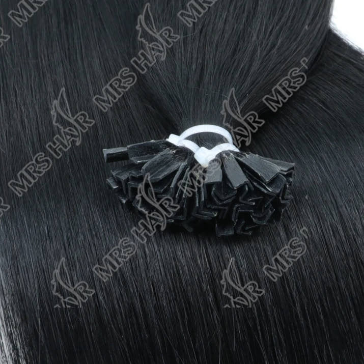 K Tip Hair Extensions Keratin Human Hair Hot Fusion Hair Extension 1cm Italy Keratin Glue Machine Remy 12-24inch 30  50G/pack