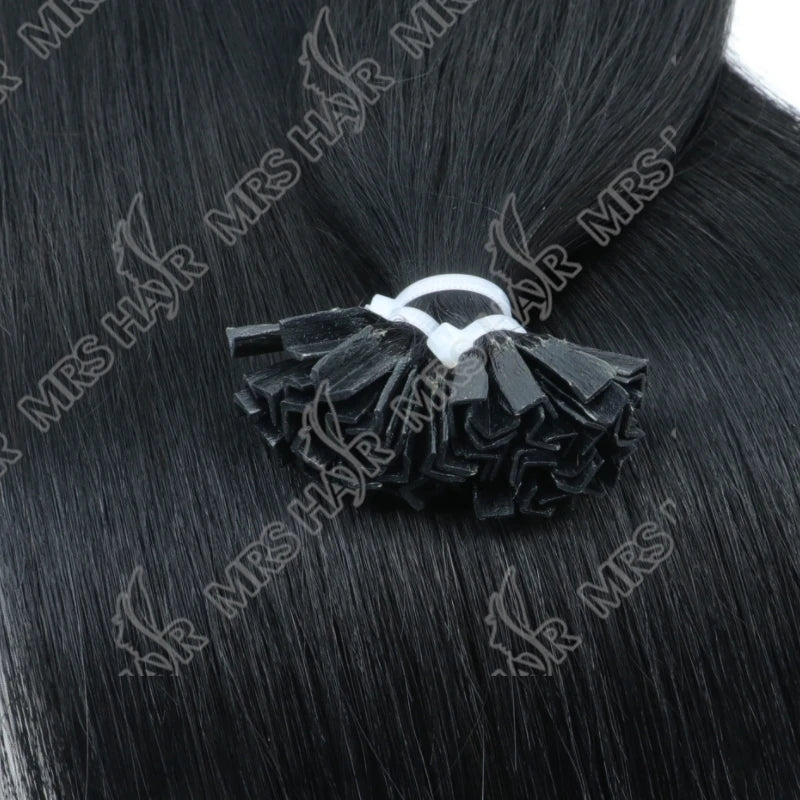 K Tip Hair Extensions Keratin Human Hair Hot Fusion Hair Extension 1cm Italy Keratin Glue Machine Remy 12-24inch 30  50G/pack