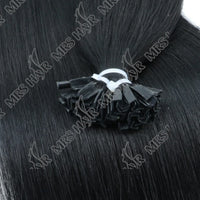 K Tip Hair Extensions Keratin Human Hair Hot Fusion Hair Extension 1cm Italy Keratin Glue Machine Remy 12-24inch 30  50G/pack