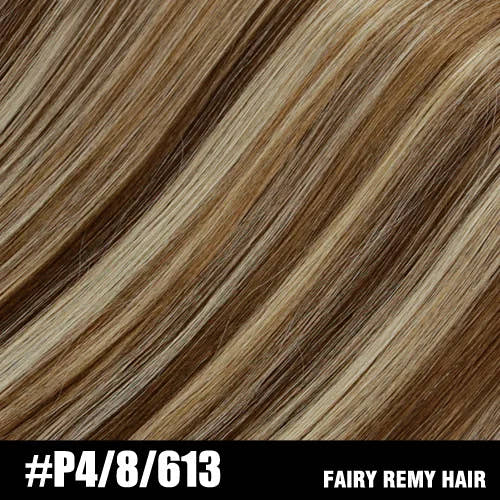 Fairy Remy Hair 0.5g/strand 12/14 inch Real Remy K Flat Tip Human Hair Extensions Silky Straight Pre Bonded Keratin Hair