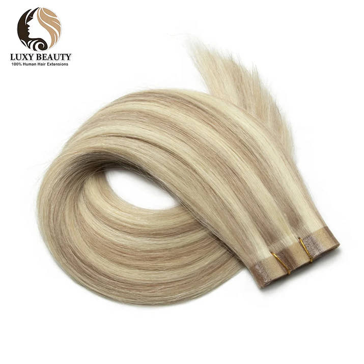 Seamless PU Tape Weft Human Hair Extensions Long PU Skin Weft Tape in Hair Extensions No Glue Human Hair For Fine Hair Long Weft