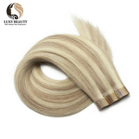 Seamless PU Tape Weft Human Hair Extensions Long PU Skin Weft Tape in Hair Extensions No Glue Human Hair For Fine Hair Long Weft