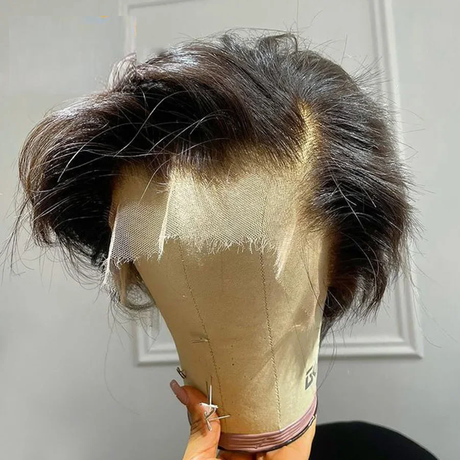 Straight Pixie Cut 13×4 HD Lace Human Hair Wig