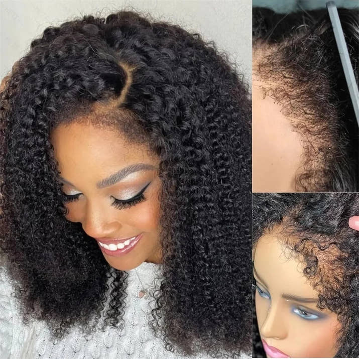 4C Kinky Curly Lace Front Wig