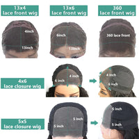 32Inch 360 Lace Wig Straight Lace Front Wig 13x4 13x6 Human Hair Wigs For Women Brazilian Hair Pre Plucked 4x4 Lace Closure Wig