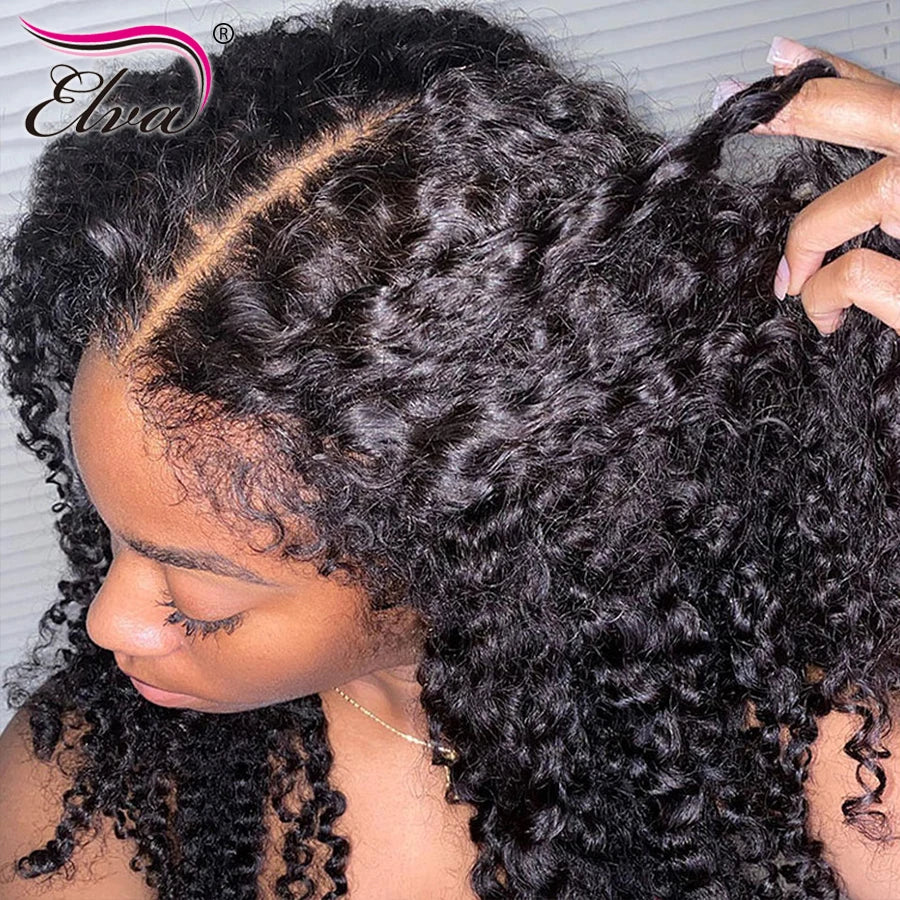 360° Full Lace Curly Wig with Baby Hairline