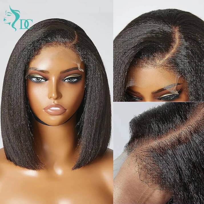 4C Kinky Straight Bob Wig