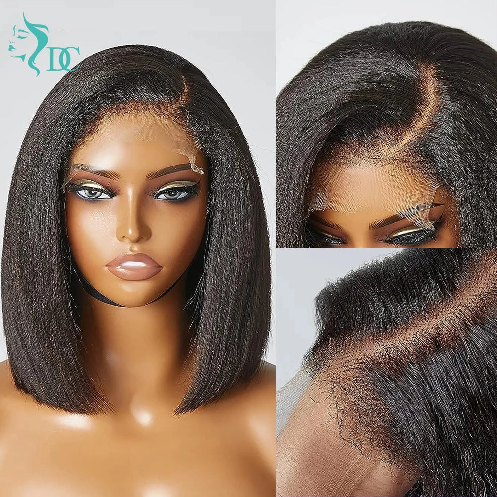 4C Kinky Straight Bob Wig