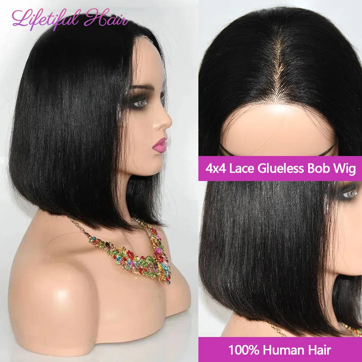 Glueless Straight Bob Lace Wig