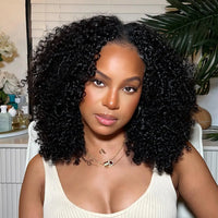 240g Afro Kinky Burmese Curly Crochet Human Hair Knotless Pre-Separated Crochet Feather Hair Extensions Curly Human Hair