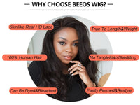 BEEOS 1B/613 Oreo Highlight 13x6 HD Lace Frontal Wig 250% Pre plucked 613 Blonde Body Wave 5x5 HD Lace Closure Wig For Women