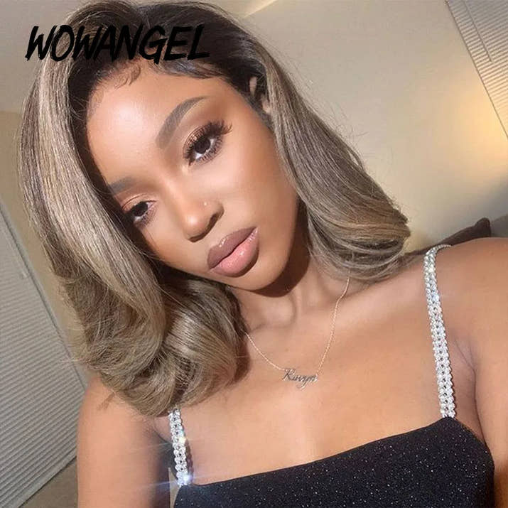 Ash Blonde Body Wave Bob