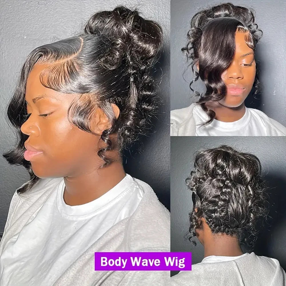 360 Full Lace Front Wig Human Hair Wigs Body Wave 13x6 13x4 HD Lace Front Wig Human Hair Pre Plucked Deep Curly Lace Frontal Wig