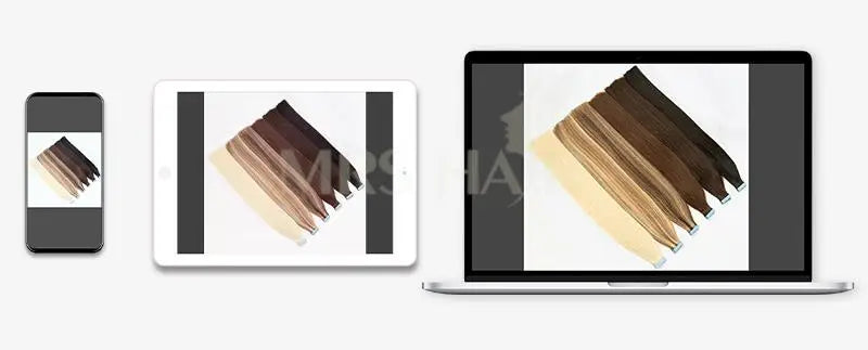 Invisible Hole Flat Pu Tape Human Hair Twin Tabs 25cm Long Tape PU Weft Real Human Hair No Glue Microlink Application 40-50g