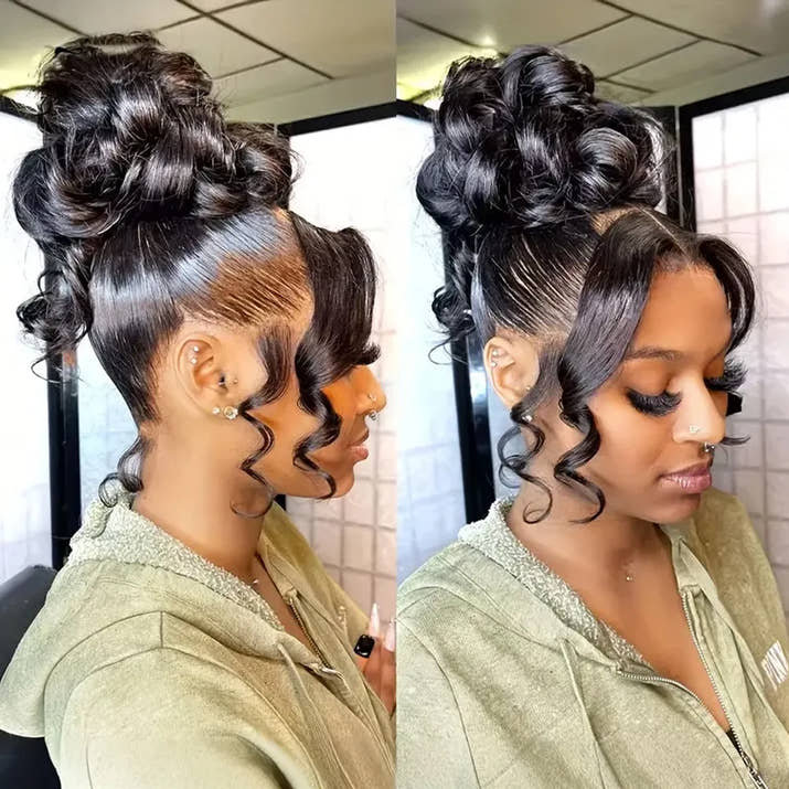 360 Full Lace Front Wig Human Hair Wigs Body Wave 13x6 13x4 HD Lace Front Wig Human Hair Pre Plucked Deep Curly Lace Frontal Wig