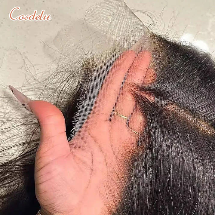 Bone Straight 13x6 HD Lace Frontal Wig 5x5 Closure Glueless Wig 100% Human Hair 30 40 Inch 13x4 Transparent Lace Pre Plucked Wig