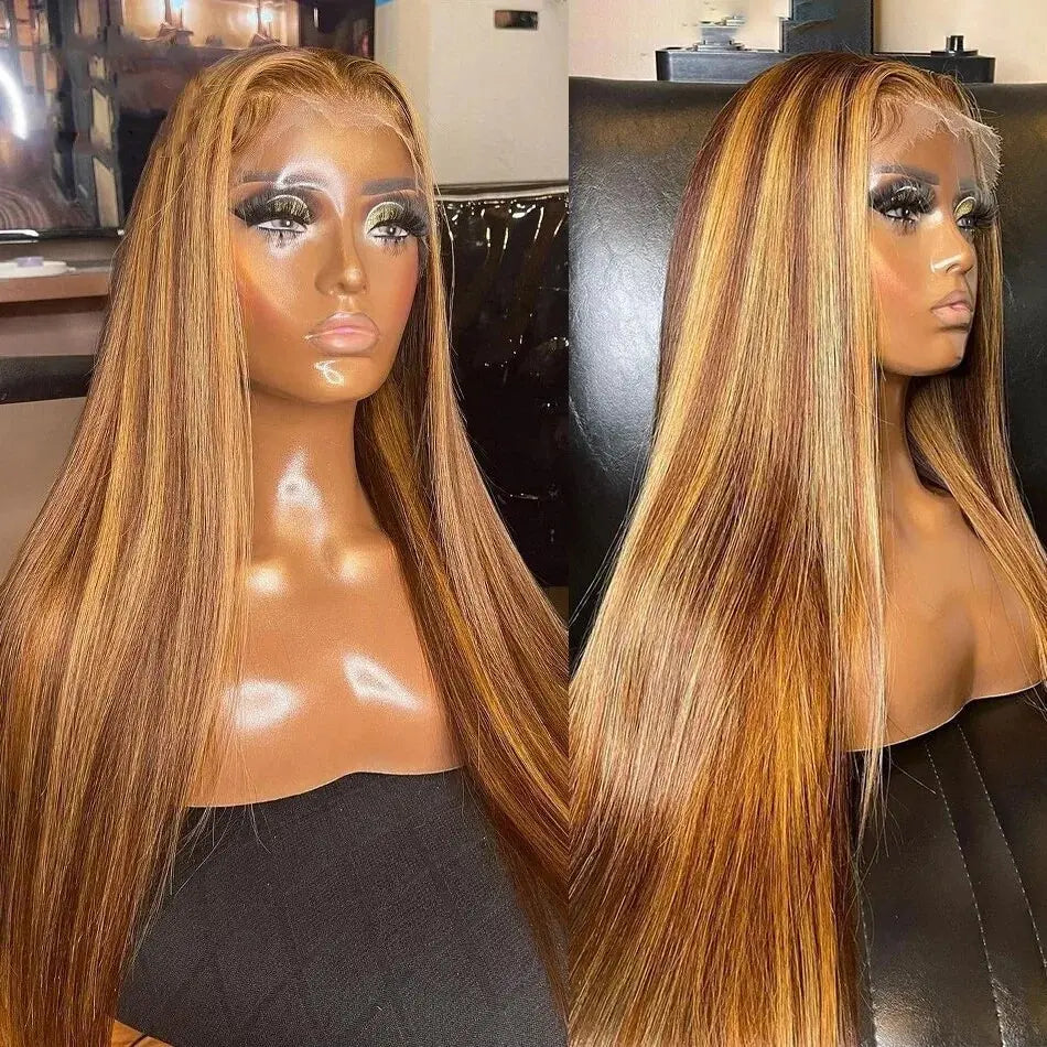 Bone Straight Highlight Wig
