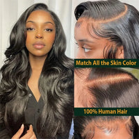 LuxeWave 250% Density Brazilian Body Wave HD Lace Wig | 24–46 Inch