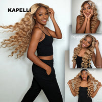 Honey Blonde Bundles Human Hair Body Wave Human Hair Bundles Remy Brazilian Human Hair Weave Extentions 1/3/4 pcs Bundle Deals