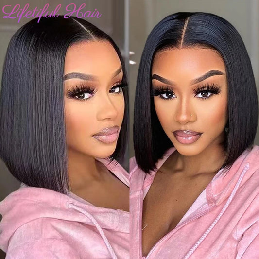 Glueless Straight Bob Lace Wig