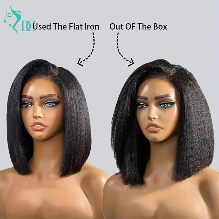4C Kinky Straight Bob Wig