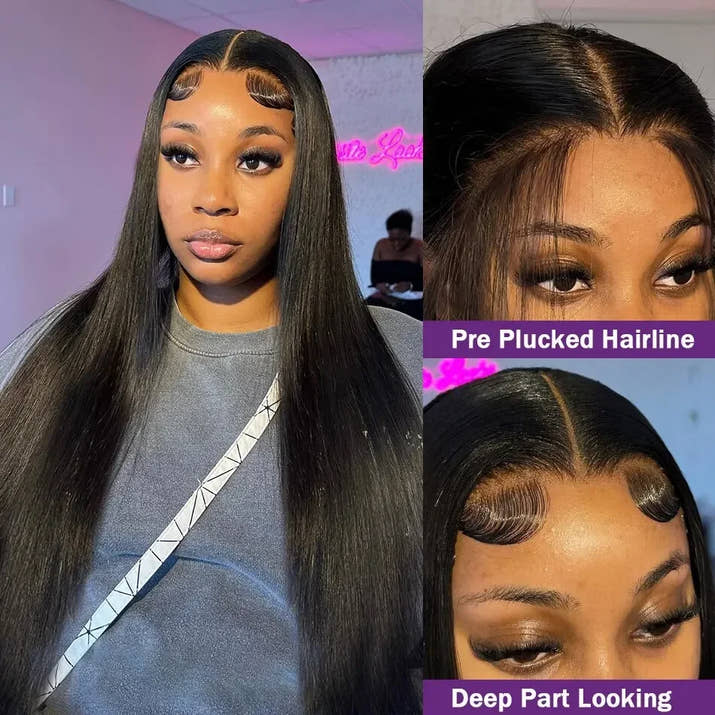 32Inch 360 Lace Wig Straight Lace Front Wig 13x4 13x6 Human Hair Wigs For Women Brazilian Hair Pre Plucked 4x4 Lace Closure Wig