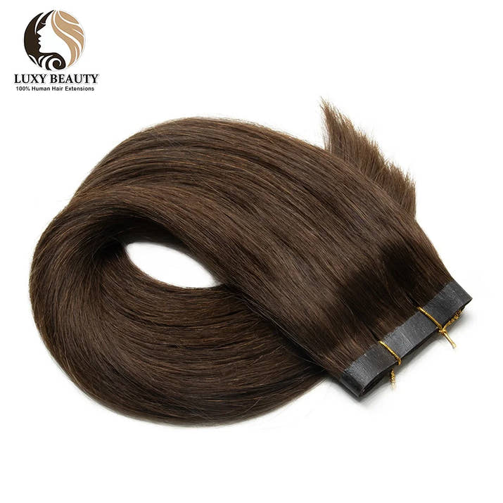 Seamless PU Tape Weft Human Hair Extensions Long PU Skin Weft Tape in Hair Extensions No Glue Human Hair For Fine Hair Long Weft