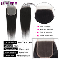 8-30 '' Wholesale Bone Straight Human Hair Bundle With Closure Frontal HD Transparent Peruvian 100% Raw Virgin15A Hair Extension