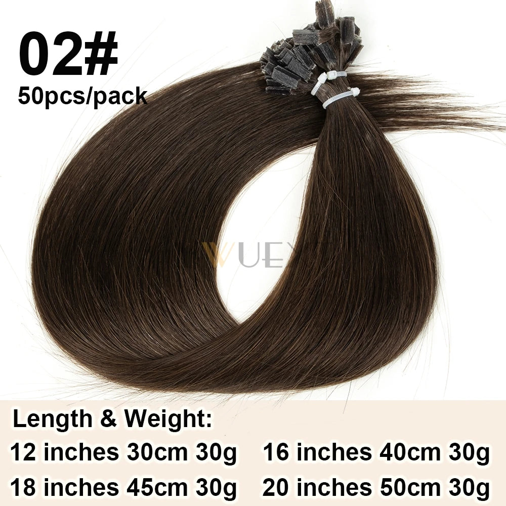 K Tip Hair Extensions Keratin Human Hair Hot Fusion Hair Extension European Hair Keratin Glue Machine Remy 12-20 inches