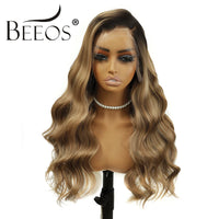Ombre 13x6 HD Lace Frontal Human Hair Wigs 15A Raw Human Hair 100% Human Hair Deep Part Color Pre Plucked Blonde Wig For Women