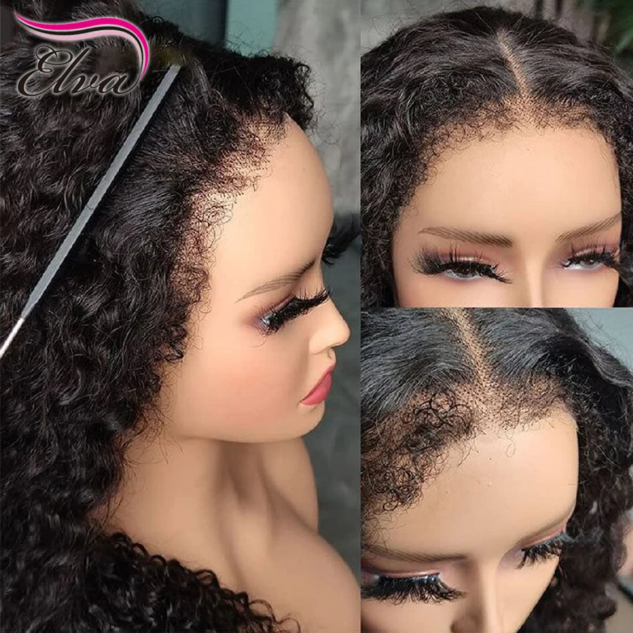 360° Full Lace Curly Wig with Baby Hairline