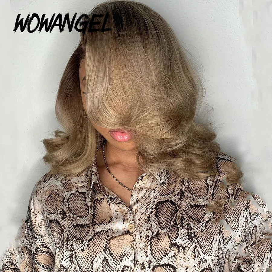 Ash Blonde Body Wave Bob